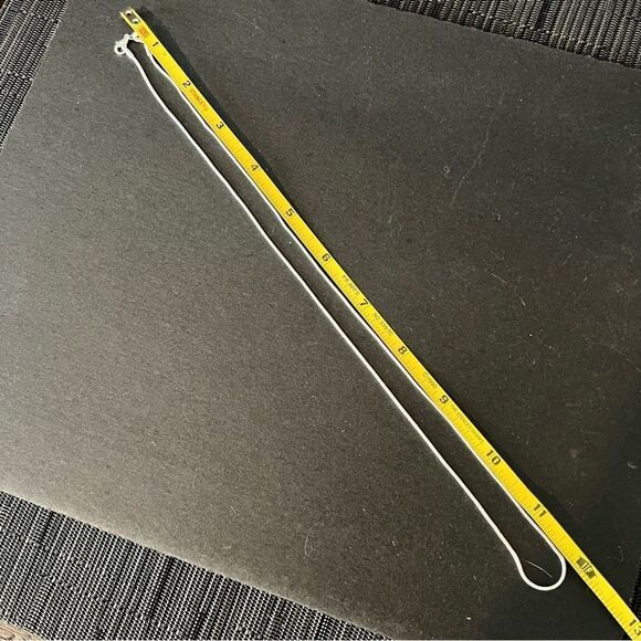 Sterling Silver Very Dainty Cord Necklace - Picture 3 of 3